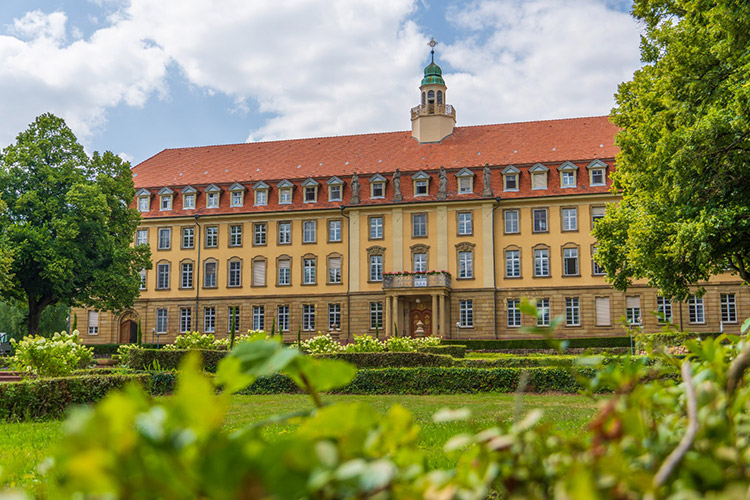 View from the backyard of the Erlenbad Monastery in Germany, 77880 Sasbach