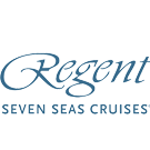 Regent Seven Seas Cruises logo with the word Regent in elegant script above the text Seven Seas Cruises. Title: