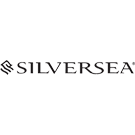 Silversea logo with a stylized black symbol on the left and the word Silversea in black lettering.